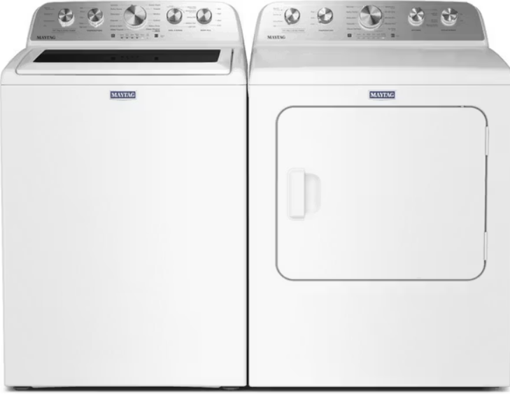 Maytag - 7 cu. Ft Vented Gas Dryer in White - MGD5605RW