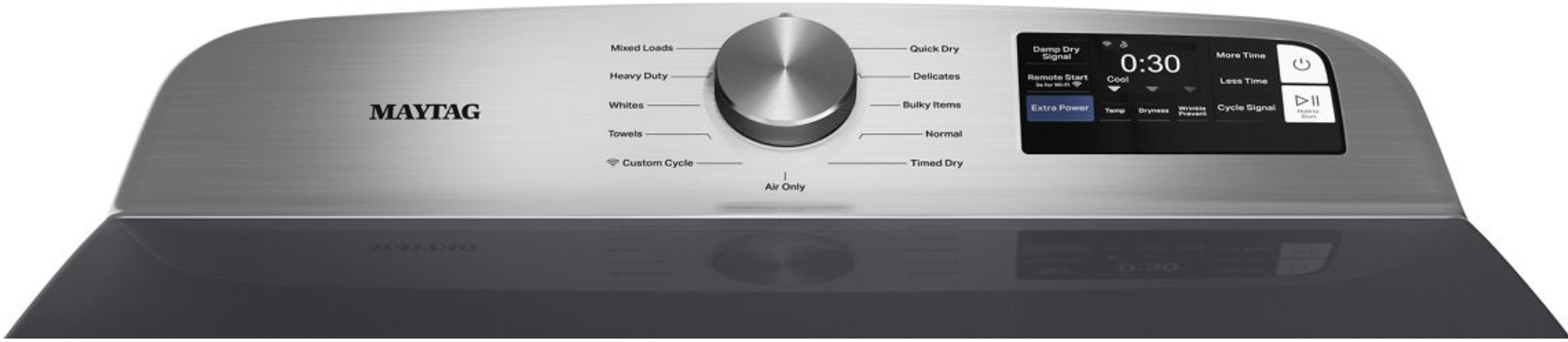 Maytag - 7.4 cu. Ft Vented Gas Dryer in Black - MGD6205RF