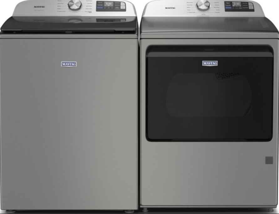 Maytag - 7.4 cu. Ft Vented Gas Dryer in Silver - MGD6205RR