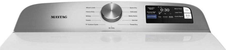 Maytag - 7.4 cu. Ft Vented Gas Dryer in White - MGD6205RW