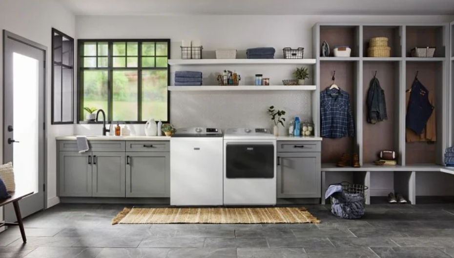 Maytag - 7.4 cu. Ft Vented Gas Dryer in White - MGD6205RW