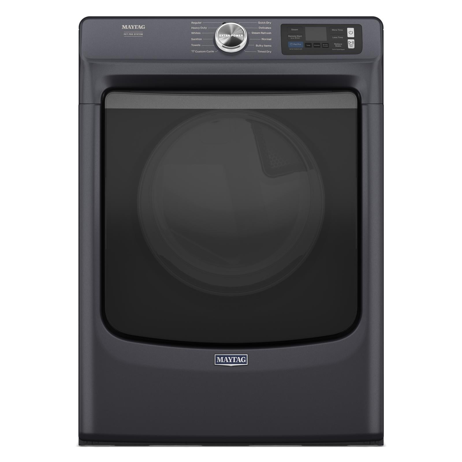 Maytag - 7.3 cu. Ft Gas Dryer in Midnight Steel - MGD7020RF