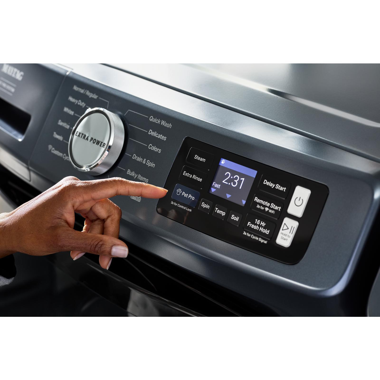 Maytag - 7.3 cu. Ft Gas Dryer in Midnight Steel - MGD7020RF