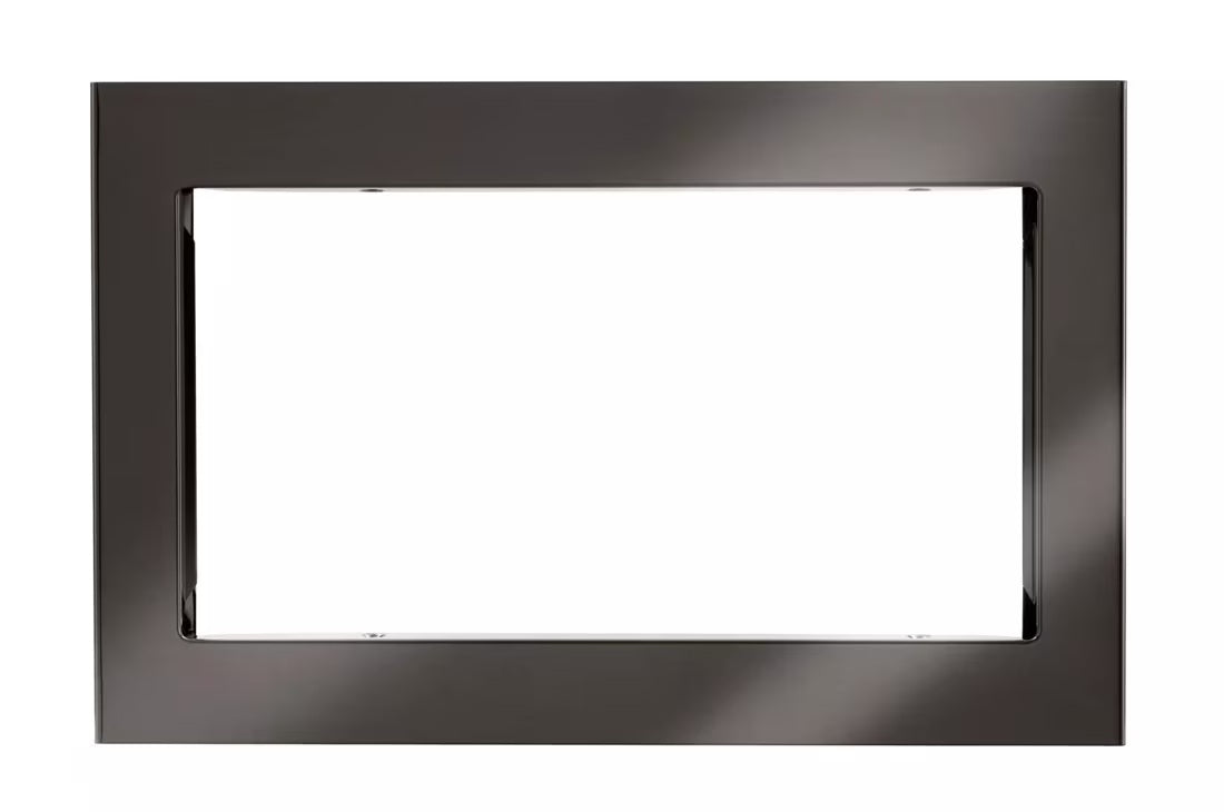 LG - 29.71 Inch Built In Microwave Trim Kit Accessory in Black Stainless - MK2030NBD
