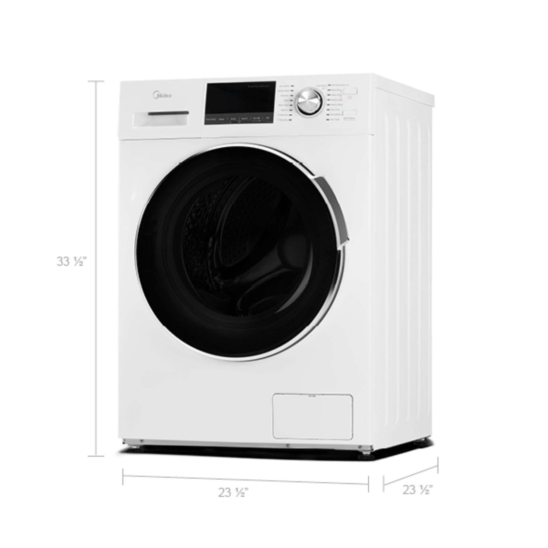 Midea - 3.1 cu. Ft All-in-one Washer Dryer Combo in White - MLC31N5AWW