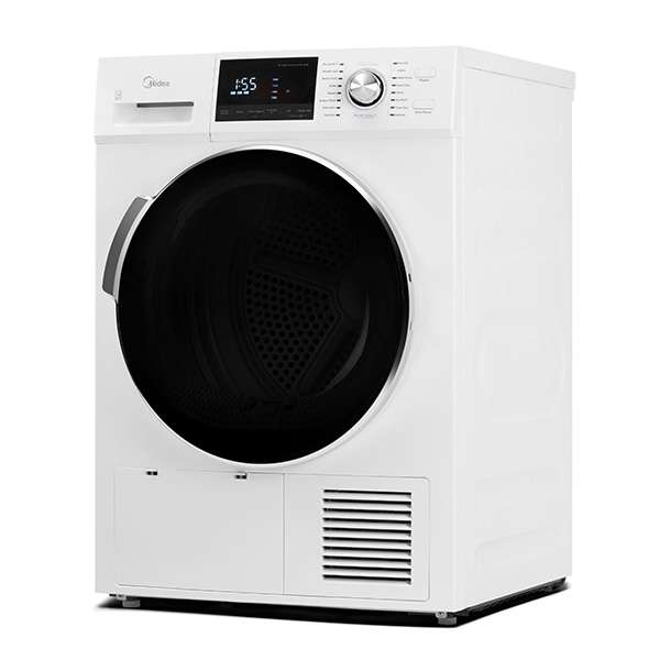 MIDEA - 4.4 cu. Ft Heat Pump Dryer in White - MLE27N5AWWC
