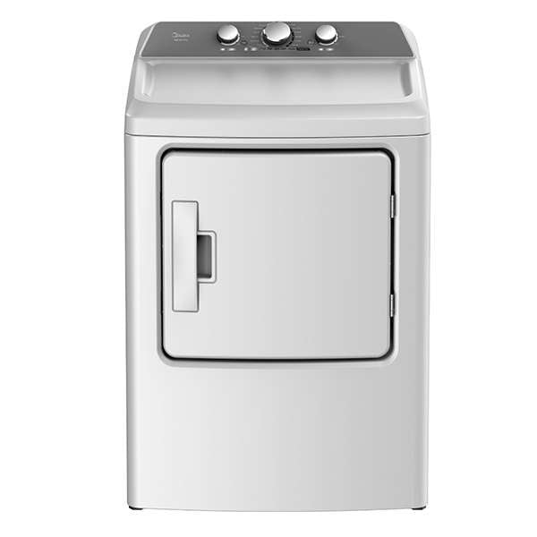 MIDEA - 6.7 cu. Ft Electric Dryer in White - MLE43A3AWW
