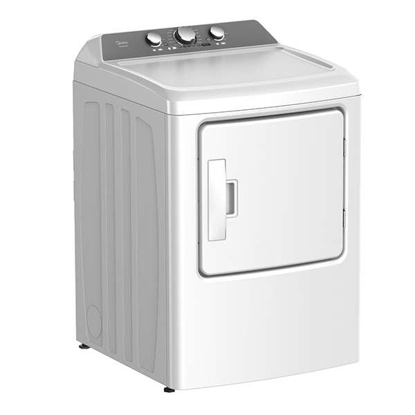 MIDEA - 6.7 cu. Ft Electric Dryer in White - MLE43A3AWW