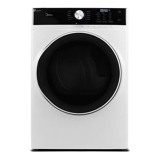 MIDEA - 8 cu. Ft Electric Dryer in White - MLE52N3AWW
