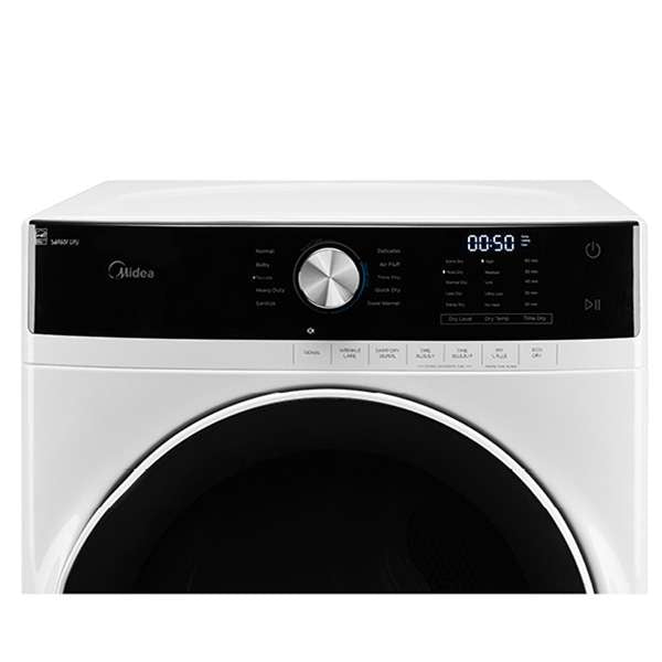 MIDEA - 8 cu. Ft Electric Dryer in White - MLE52N3AWW