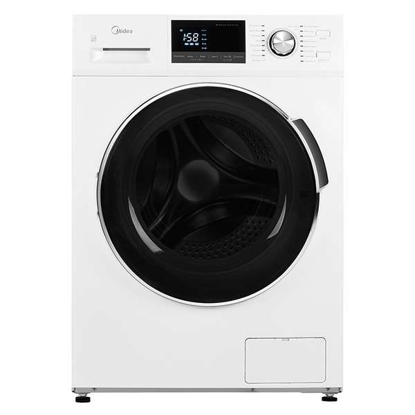 Midea - 3.1 cu. Ft Front Load Washer in White - MLH27N5AWWC