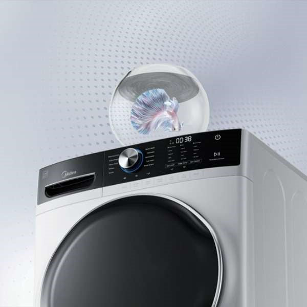 Midea - 5.2 cu. Ft Front Load Washer in White - MLH52N3AWW