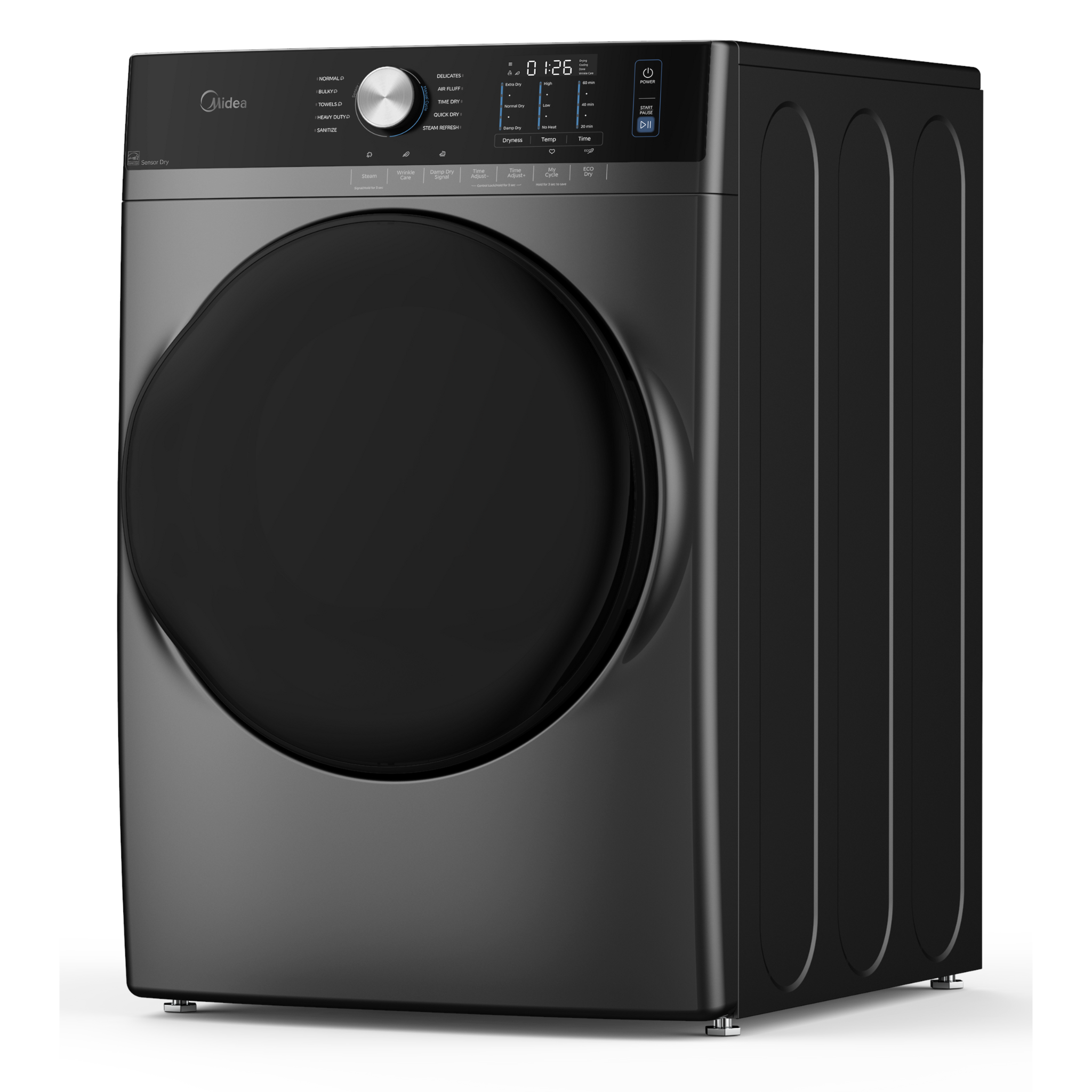 Midea Laundry Pair - MLHW52S7AGG, MLHE52S7AGG