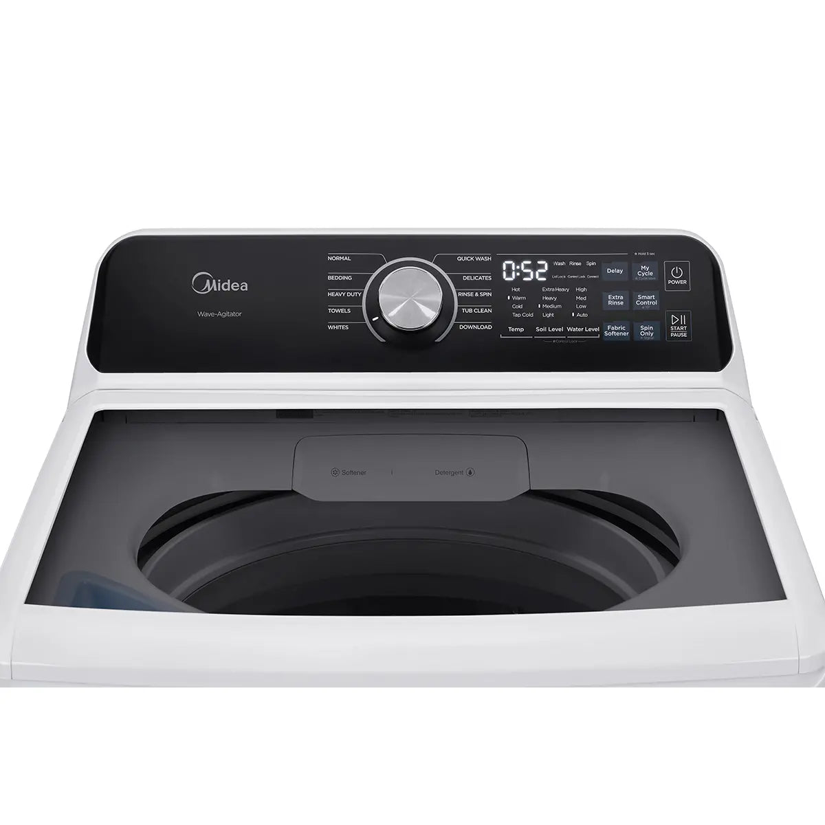 Midea - 7 cu. Ft Vented Electric Dryer in White - MLTE52M2BWW