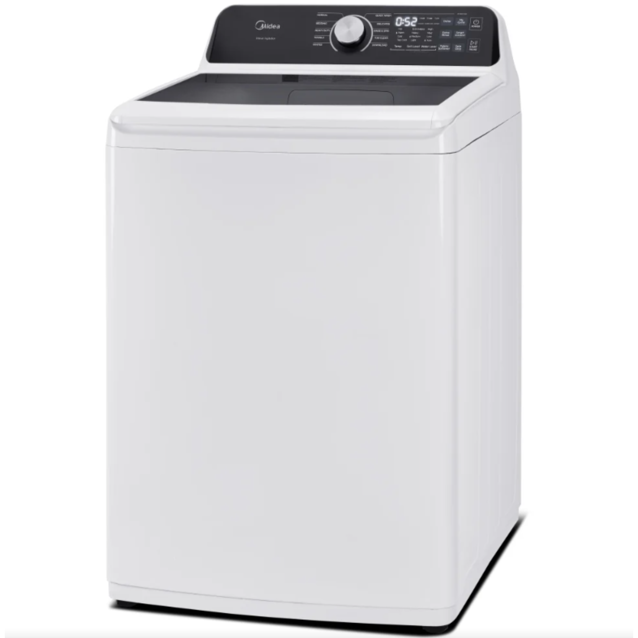 Midea - 5.1 cu. Ft Top Load Washer in White - MLTW51A2BWW