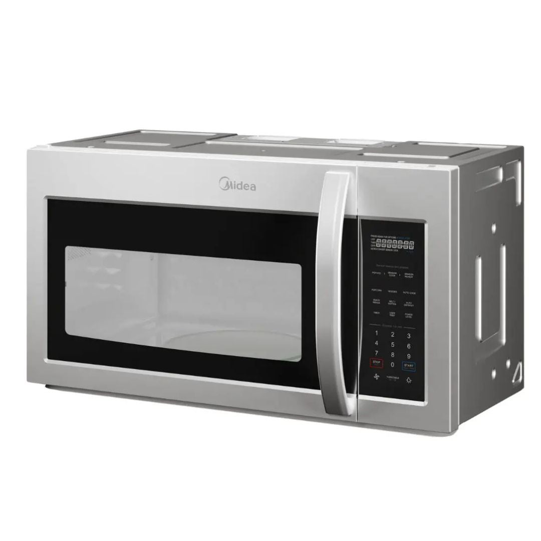 Midea - 1.7 cu. Ft Over the range Microwave in Stainless - MMO17S12ASTC