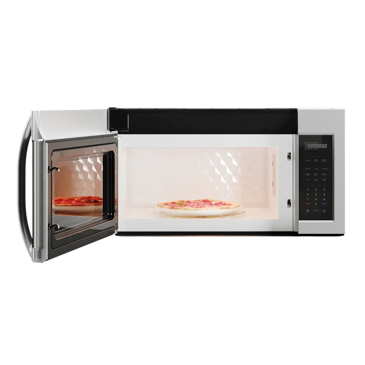 Midea - 1.9 cu. Ft. OTR with Sensor Cook - MMO19S14ASTC