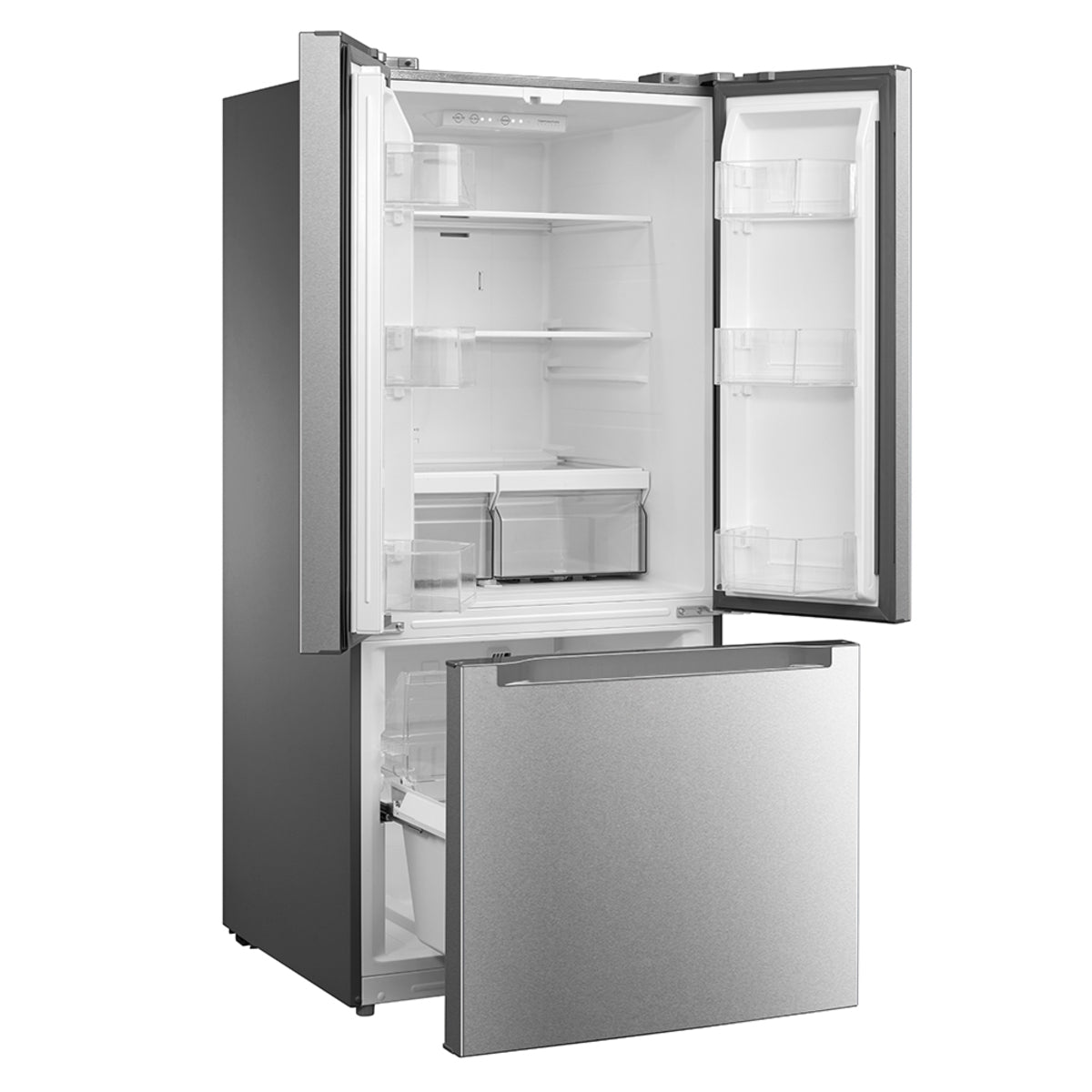 Moffat - 30 Inch 18.4 cu. ft French Door Refrigerator in Stainless - MNE18DYTNFS