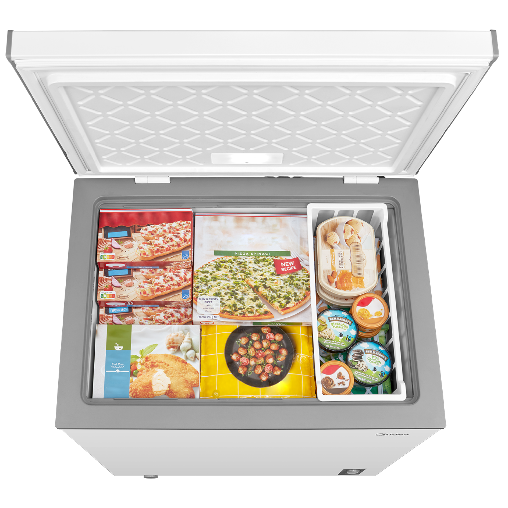 Midea - 7 cu. Ft Chest Freezer in White - MRC07M4CWW