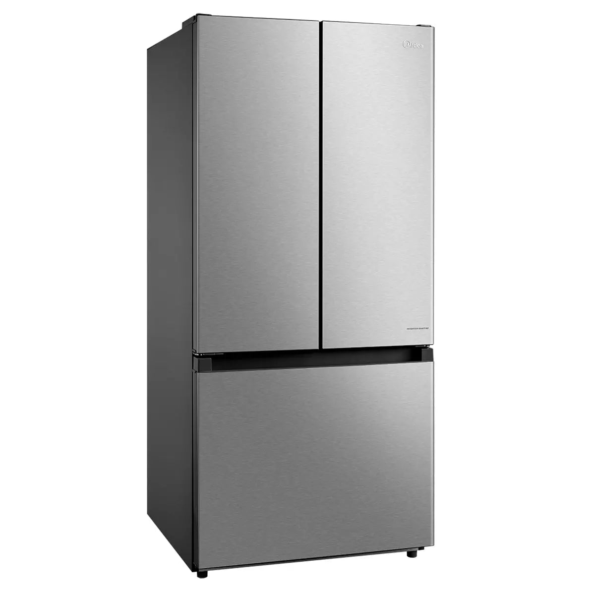 Midea - 29.5 Inch 18.4 cu. ft French Door Refrigerator in Stainless - MRF18B4AST