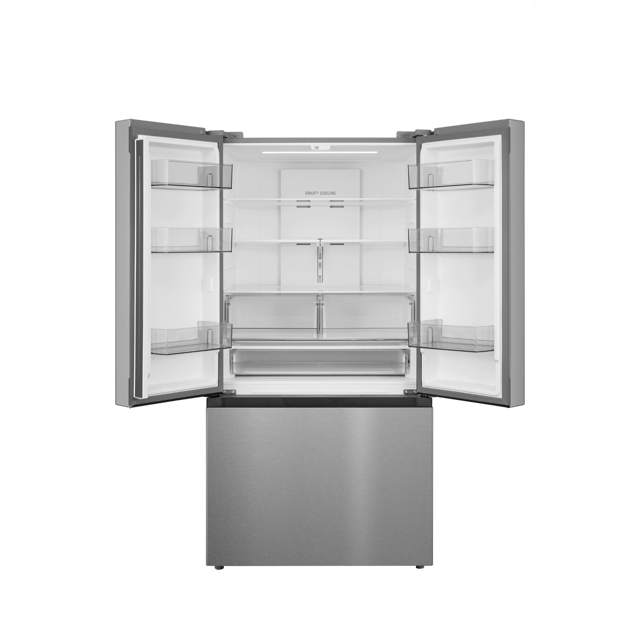 Midea - 33 Inch 22.6 cu. ft French Door Refrigerator in Stainless - MRF23I7AST