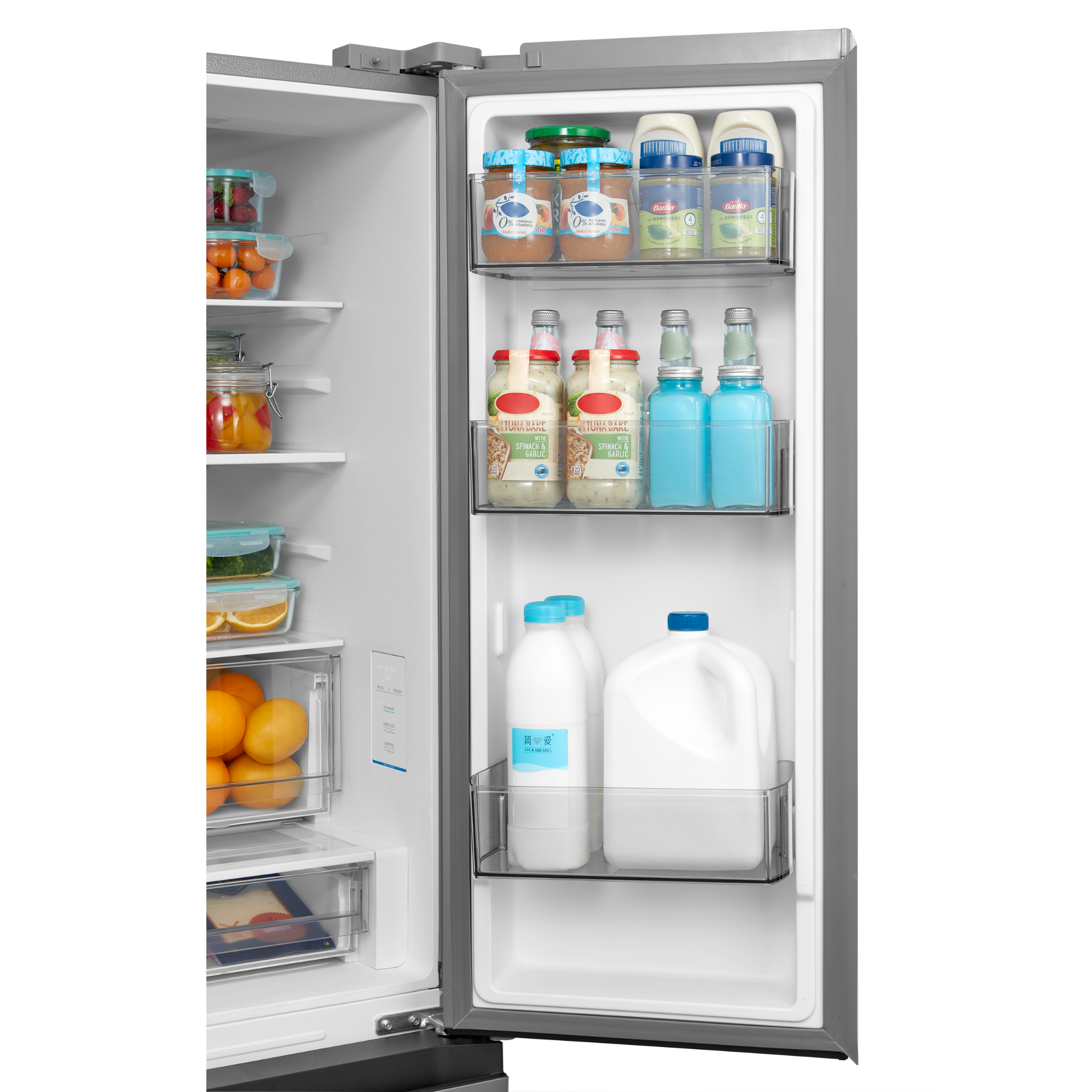 Midea - 33 Inch 22.6 cu. ft French Door Refrigerator in Stainless - MRF23I7AST