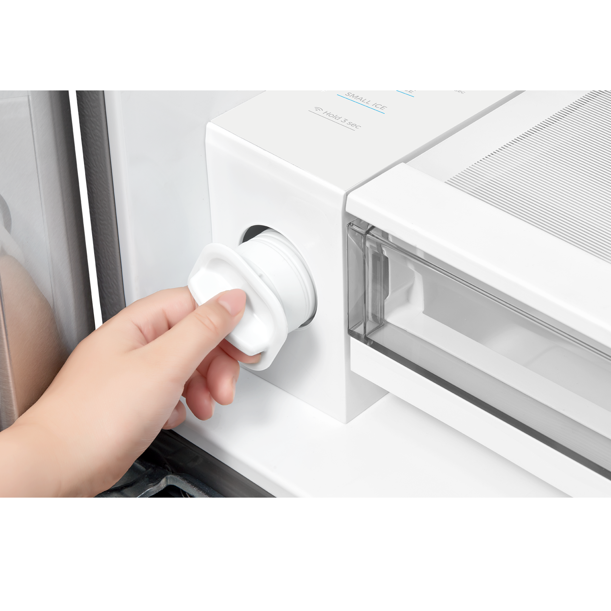 Midea - 36 Inch 26.5 cu. ft French Door Refrigerator in Stainless - MRF27I6BST