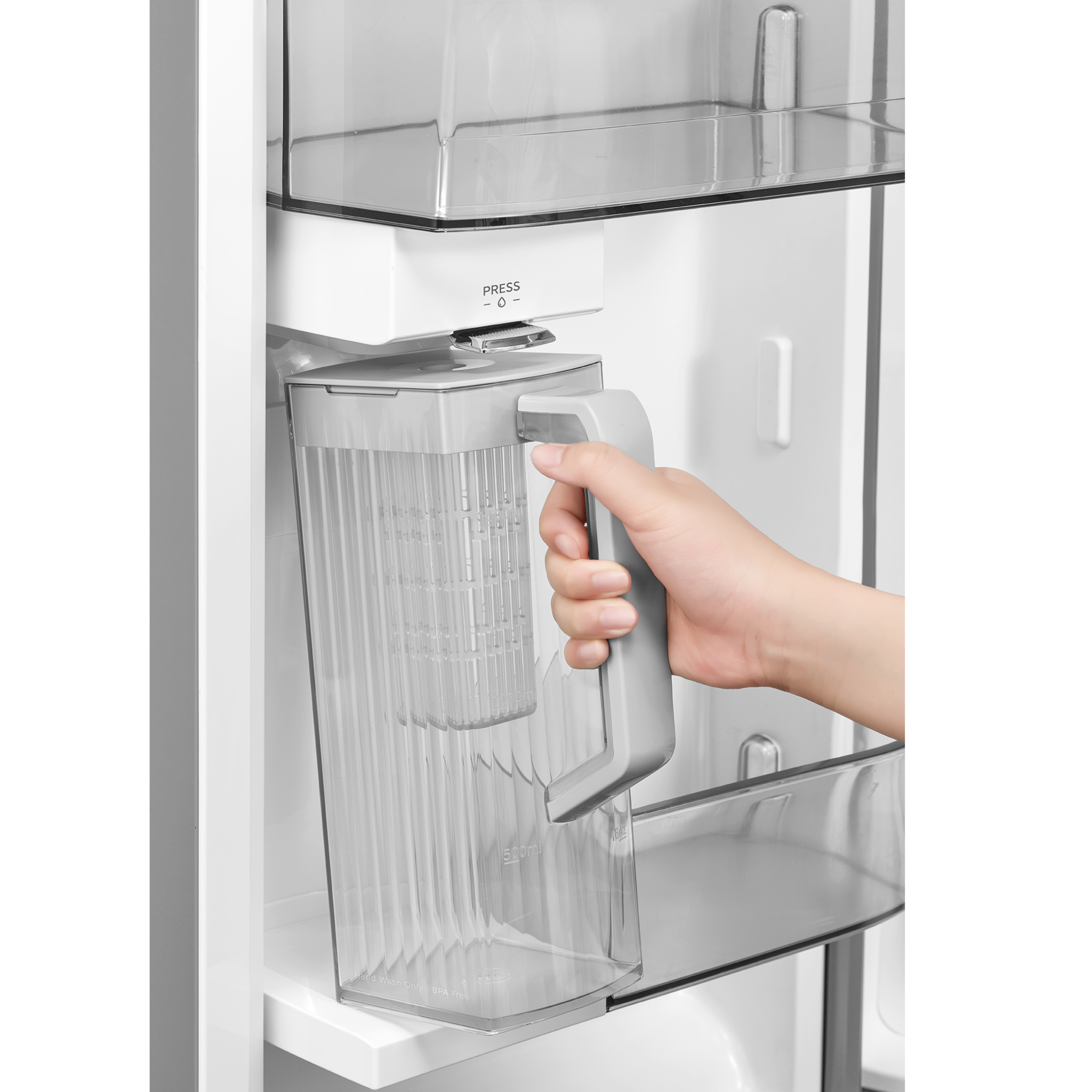 Midea - 36 Inch 26.5 cu. ft French Door Refrigerator in Stainless - MRF27I6BST