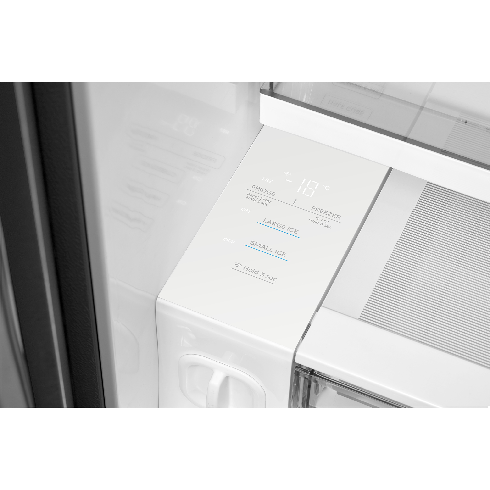 Midea - 36 Inch 26.5 cu. ft French Door Refrigerator in Stainless - MRF27I6BST