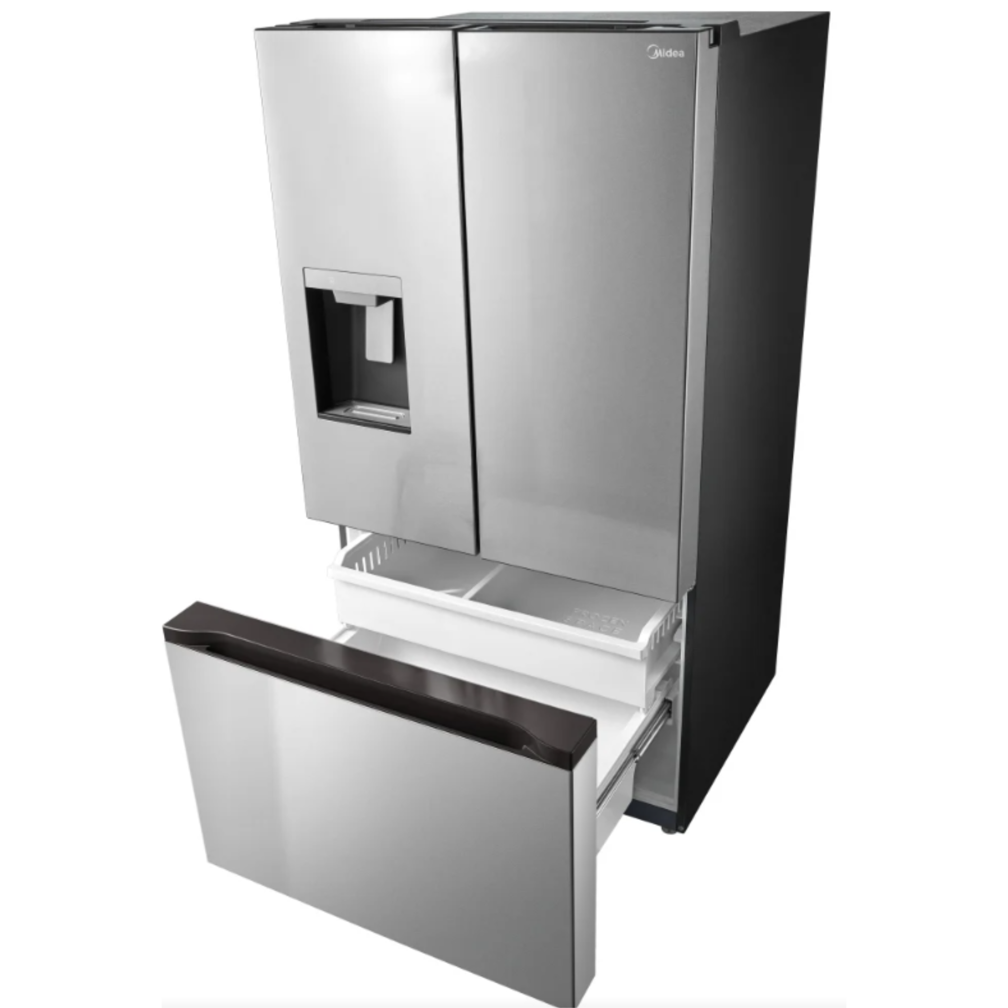 Midea - 36 Inch 29.4 cu. ft French Door Refrigerator in Stainless - MRF29D2AST