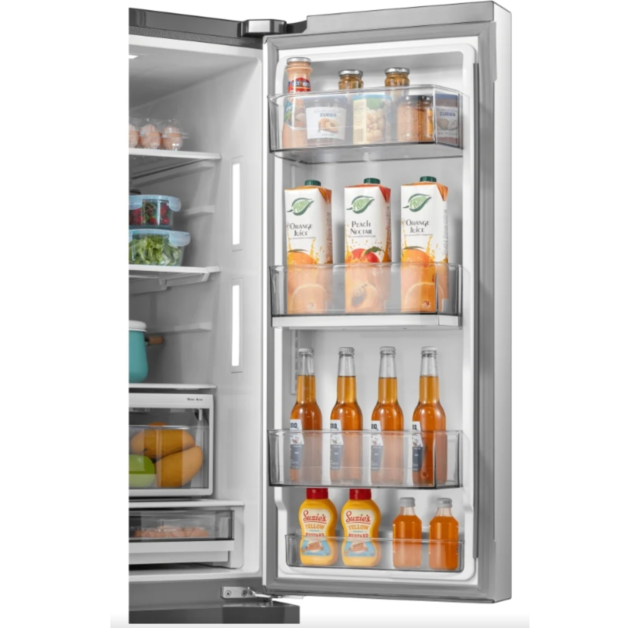 Midea - 36 Inch 29.4 cu. ft French Door Refrigerator in Stainless - MRF29D2AST