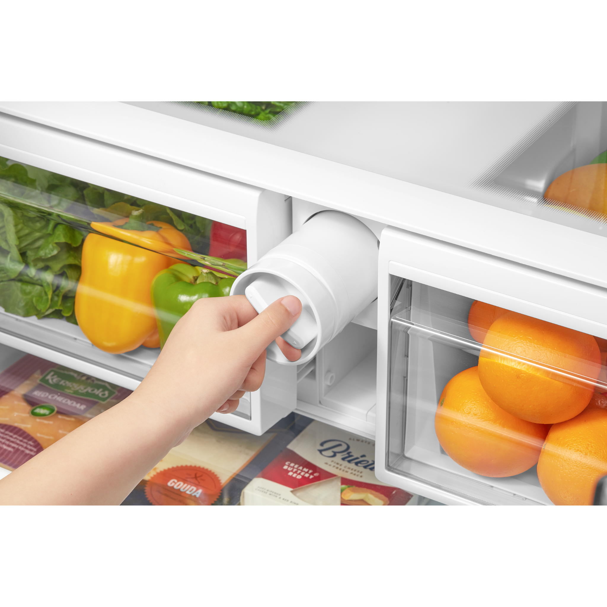 Midea - 36 Inch 28.9 cu. ft French Door Refrigerator in Stainless - MRF29D9BST