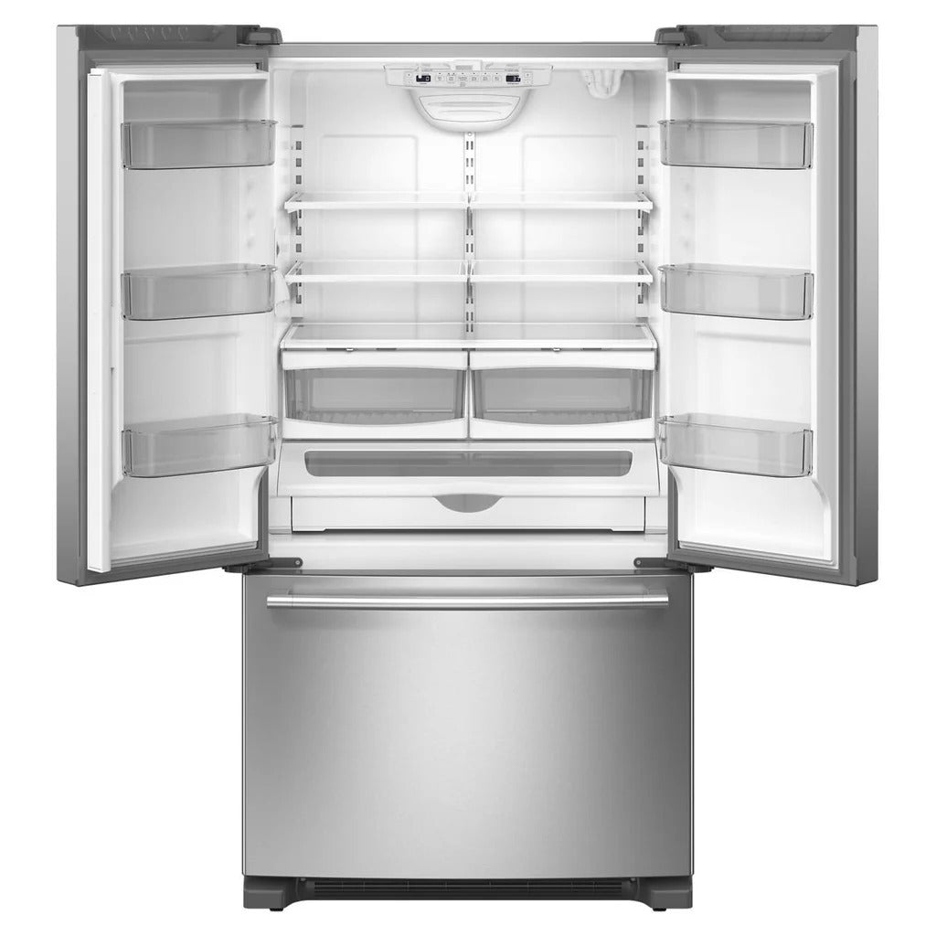 Maytag - 35.75 Inch 25.2 cu. ft French Door Refrigerator in Stainless - MRFF4236RZ