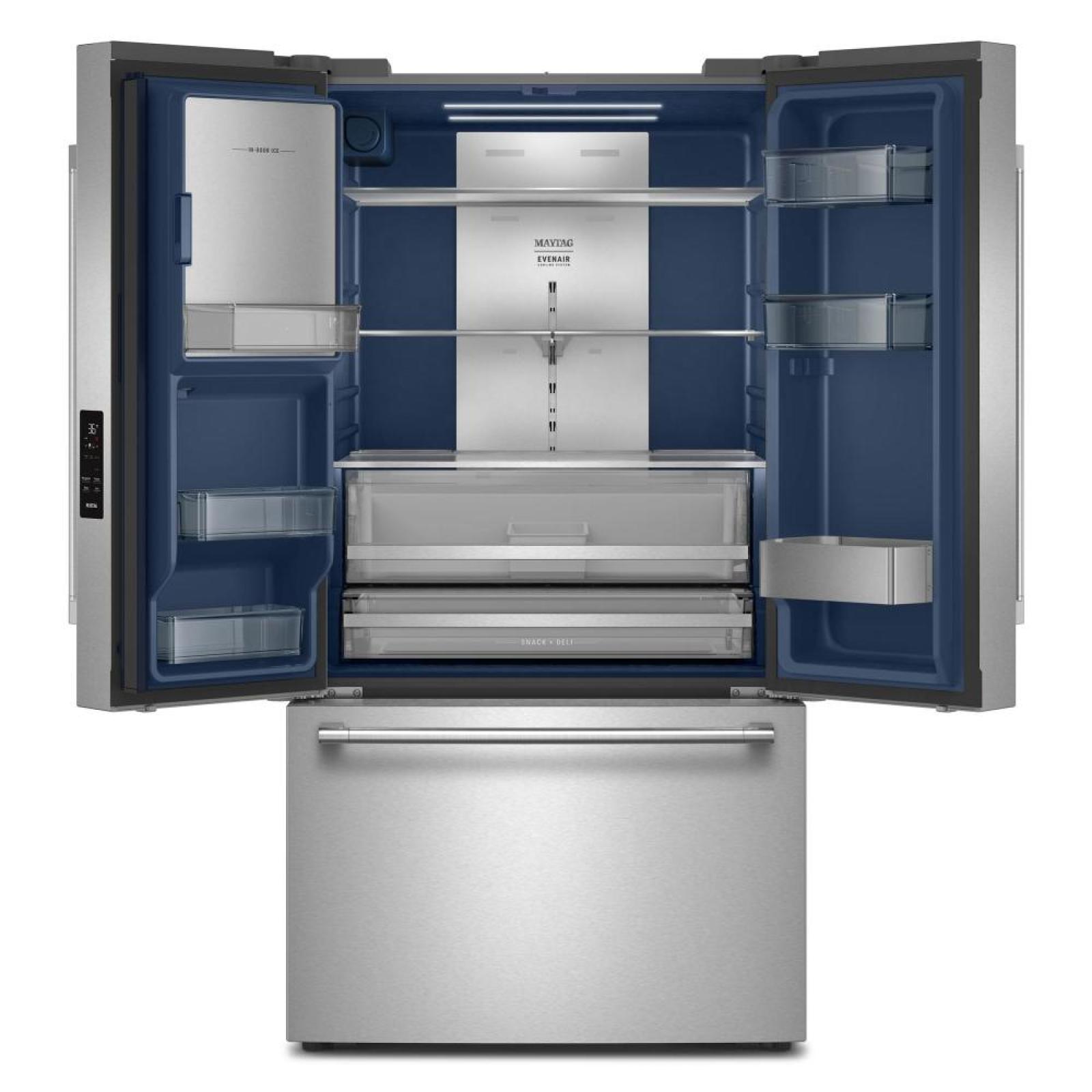 Maytag - 36 Inch 29.58 cu. ft French Door Refrigerator in Stainless - MRFF5336TZ