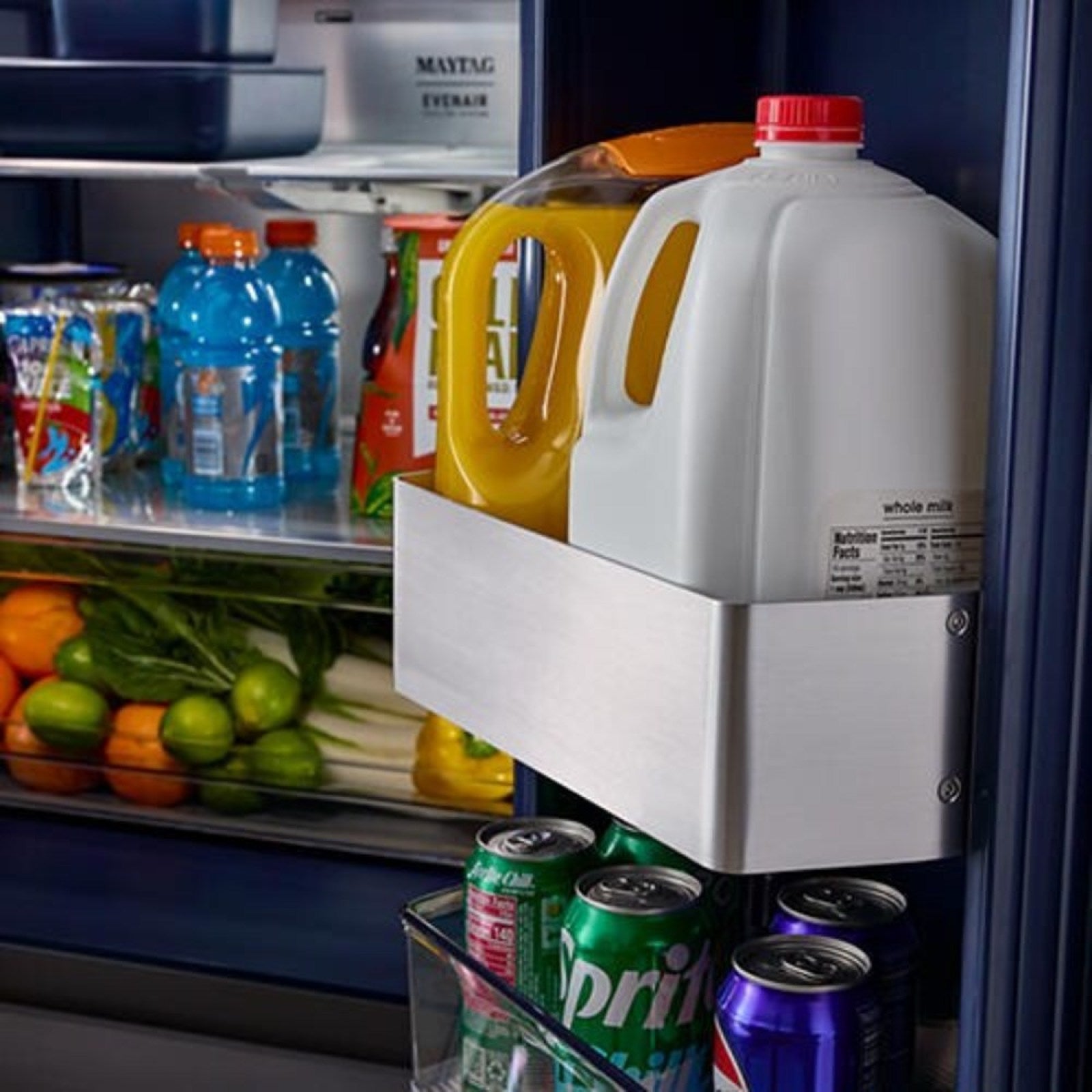 Maytag - 36 Inch 28.9 cu. ft French Door Refrigerator in Stainless - MRMF5436TZ