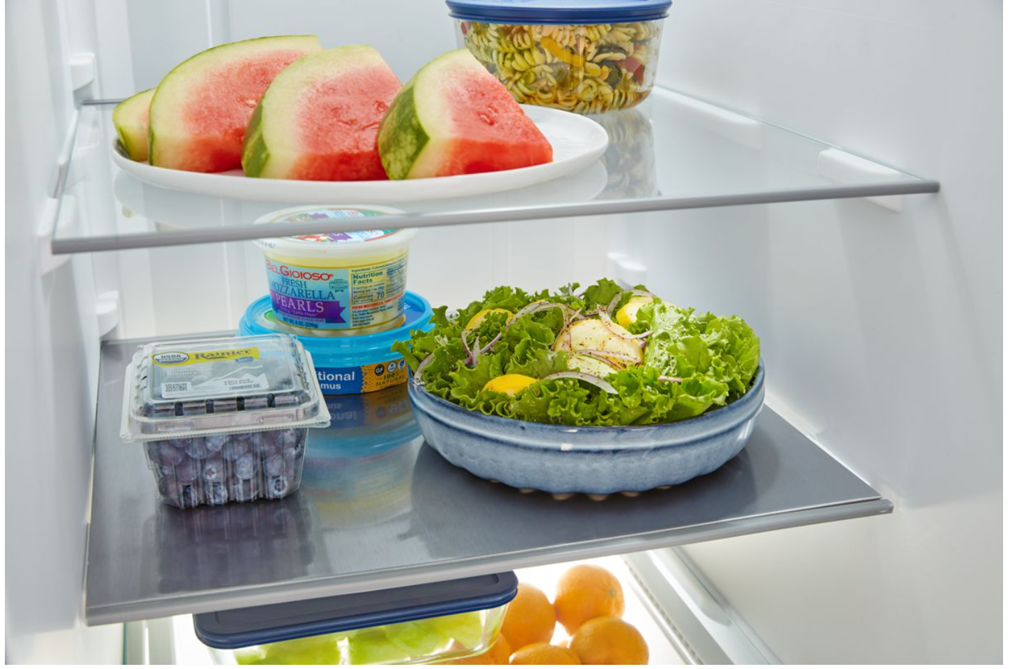 Maytag - 36 Inch 25 cu. ft Side by Side Refrigerator in Black - MRSF4036PB