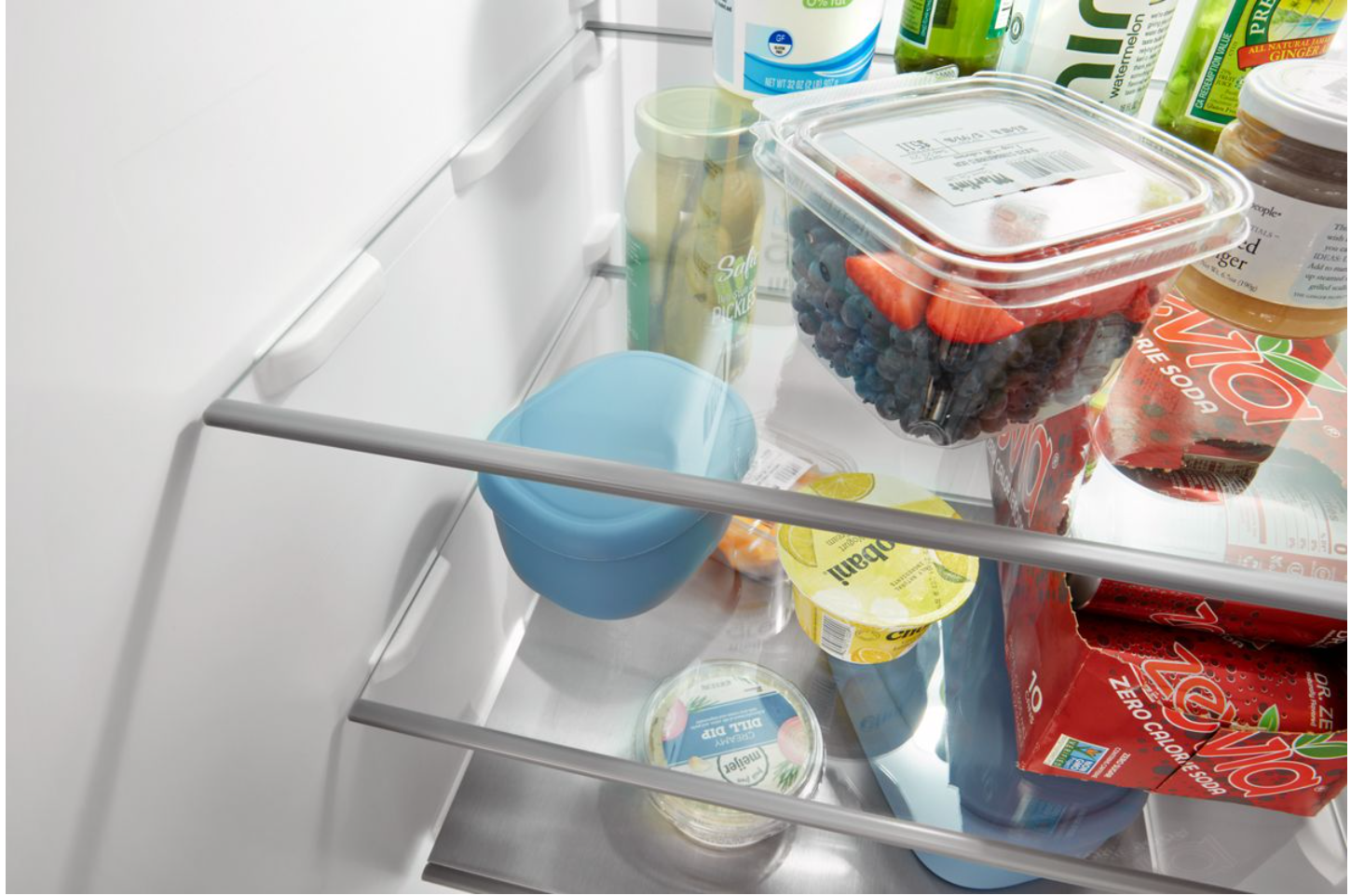 Maytag - 36 Inch 25 cu. ft Side by Side Refrigerator in White - MRSF4036PW