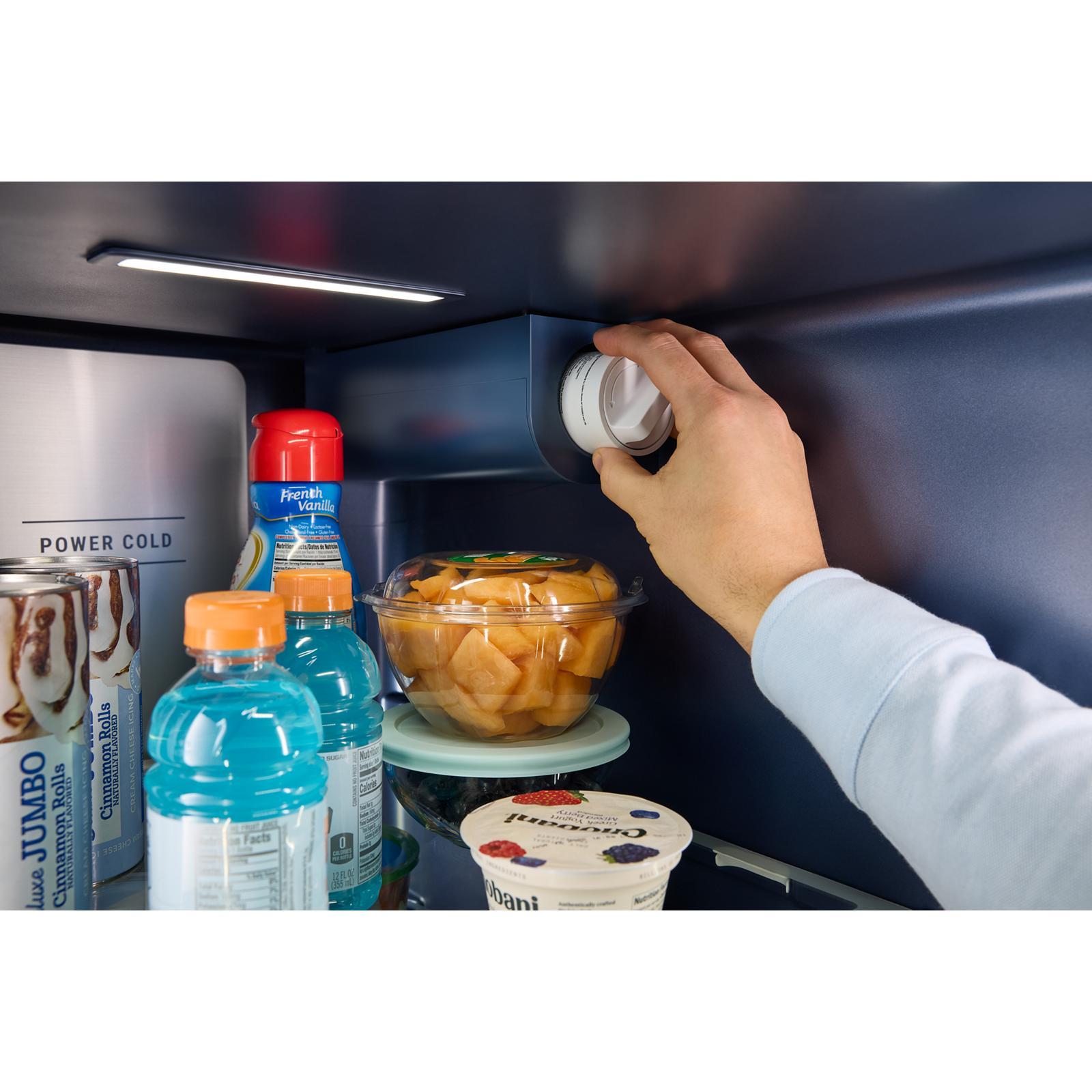 Maytag - 36 Inch 28.3 cu. ft Side by Side Refrigerator in Stainless - MRSF6636RZ