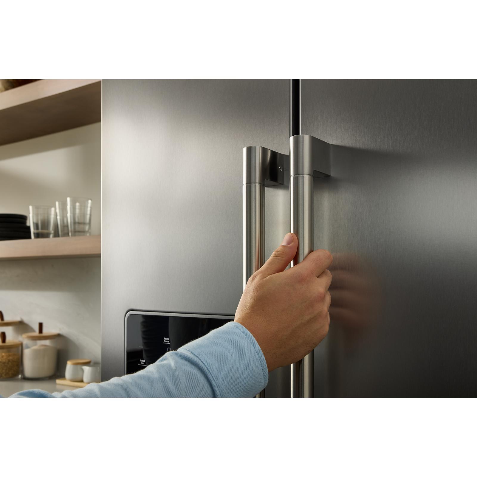 Maytag - 36 Inch 28.3 cu. ft Side by Side Refrigerator in Stainless - MRSF6636RZ