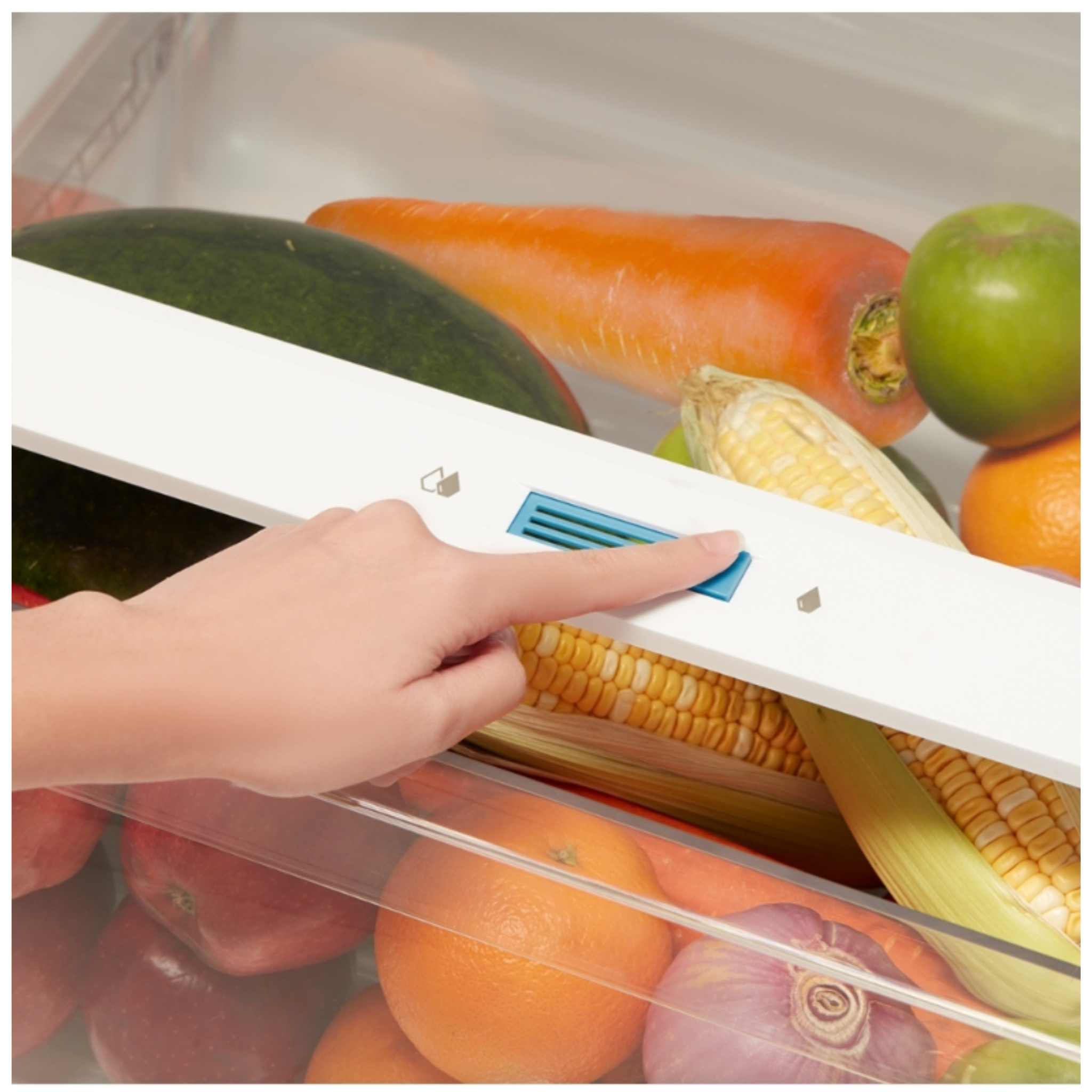 Midea - 27.5 Inch 14.2 cu. ft Top Mount Refrigerator in Stainless - MRT14D2BST