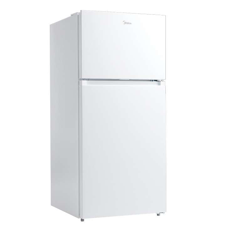 Midea - 27.6 Inch 14.2 cu. ft Top Mount Refrigerator in White - MRT14D2BWW