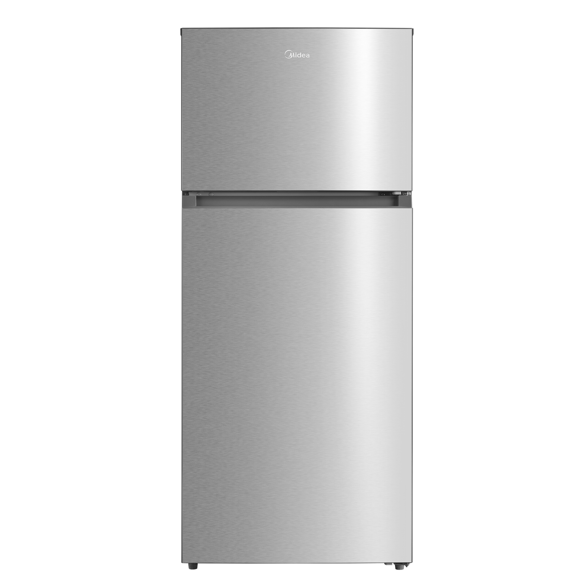 Midea - 27.5 Inch 16.1 cu. ft Top Mount Refrigerator in Stainless - MRT16D2BST