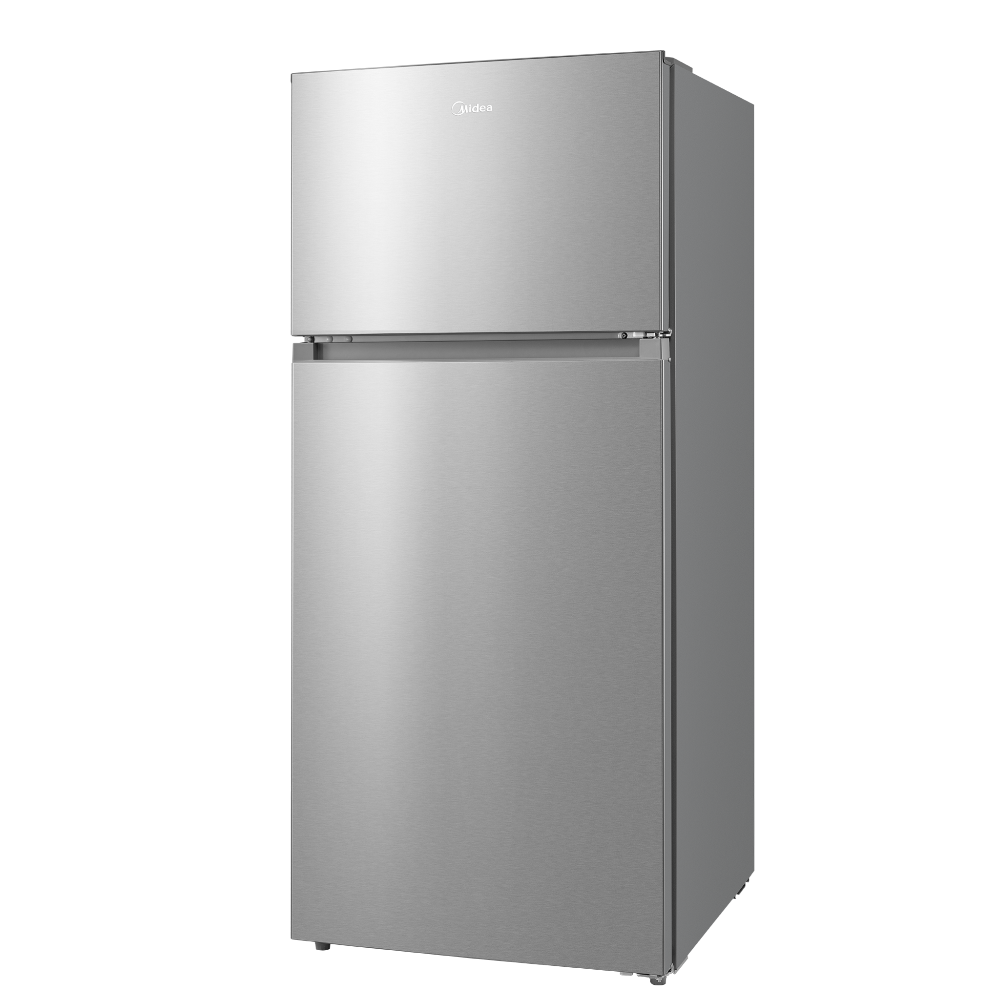 Midea - 27.5 Inch 16.1 cu. ft Top Mount Refrigerator in Stainless - MRT16D2BST