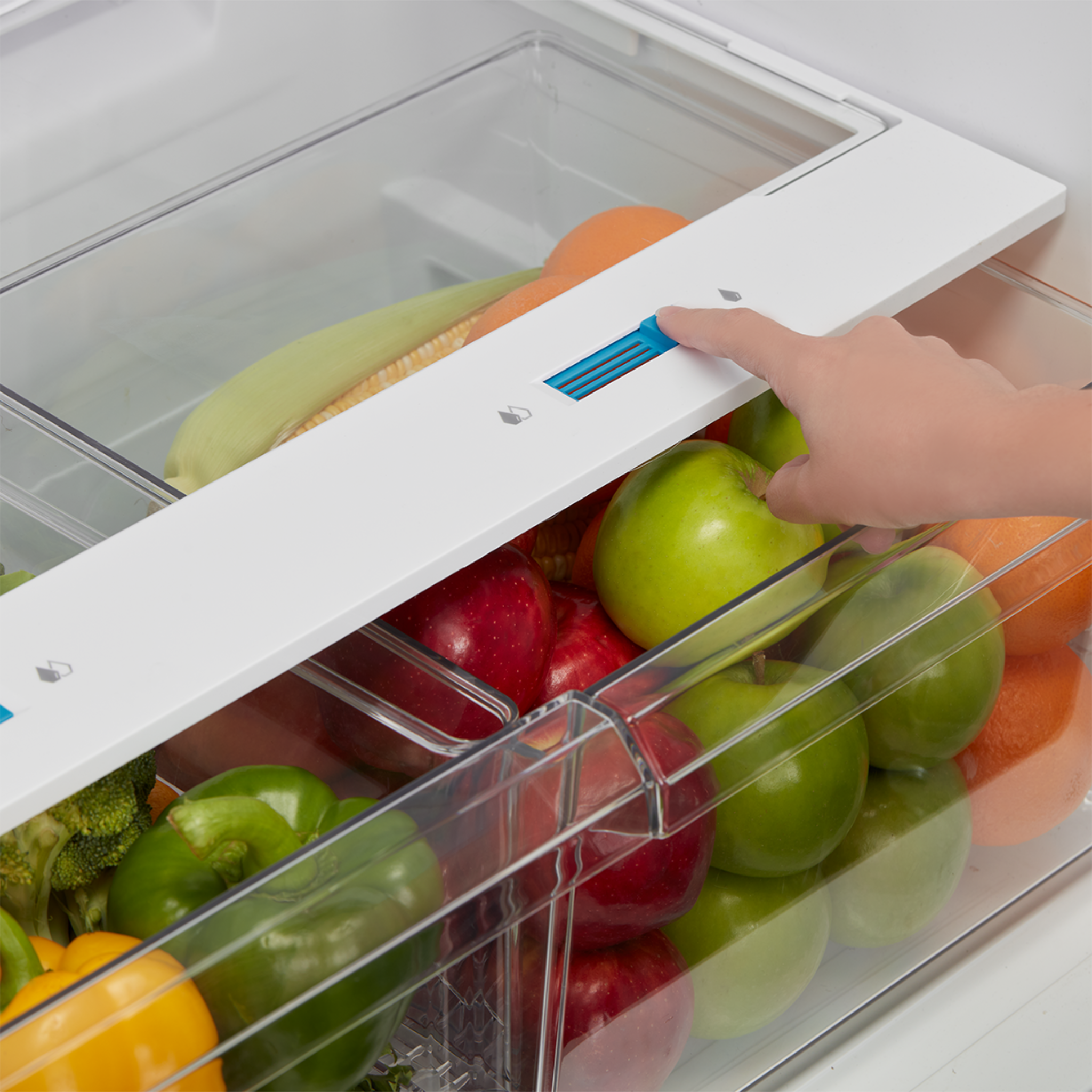 Midea - 30 Inch 18.1 cu. ft Top Mount Refrigerator in Stainless - MRT18D3BST