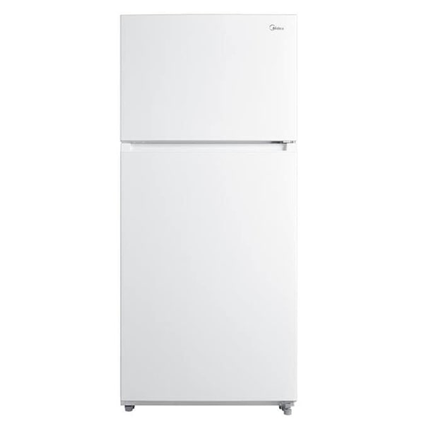 Midea - 29.5 Inch 18 cu. ft Top Mount Refrigerator in White - MRT18S4AWW