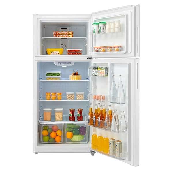 Midea - 29.5 Inch 18 cu. ft Top Mount Refrigerator in White - MRT18S4AWW