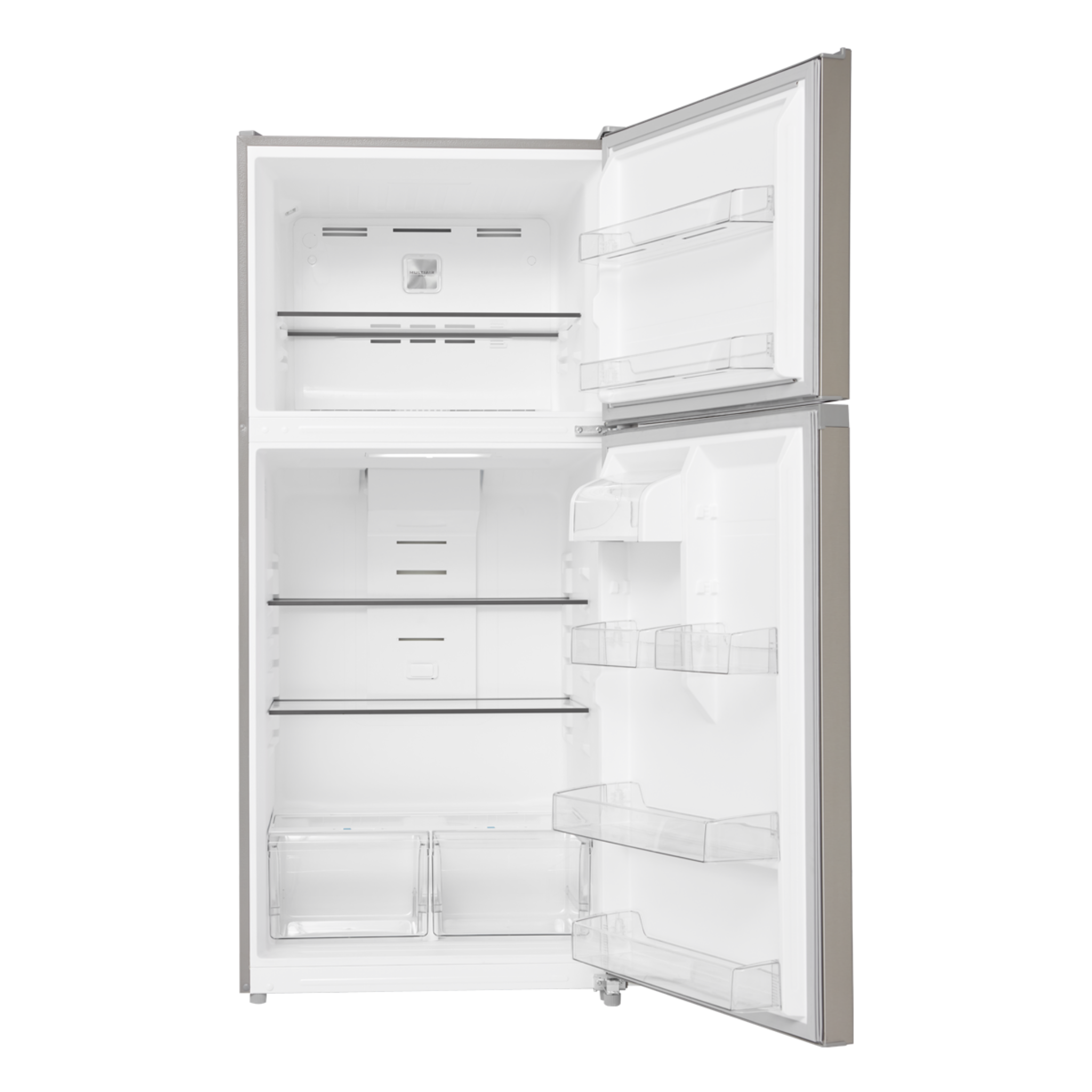 Midea - 30 Inch 20.5 cu. ft Top Mount Refrigerator in Stainless - MRT21D2BST