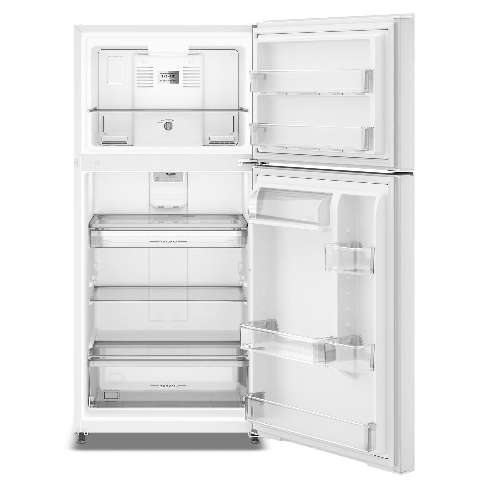 Maytag - 30 Inch 19.3 cu. ft Top Mount Refrigerator in White - MRTX5119SW