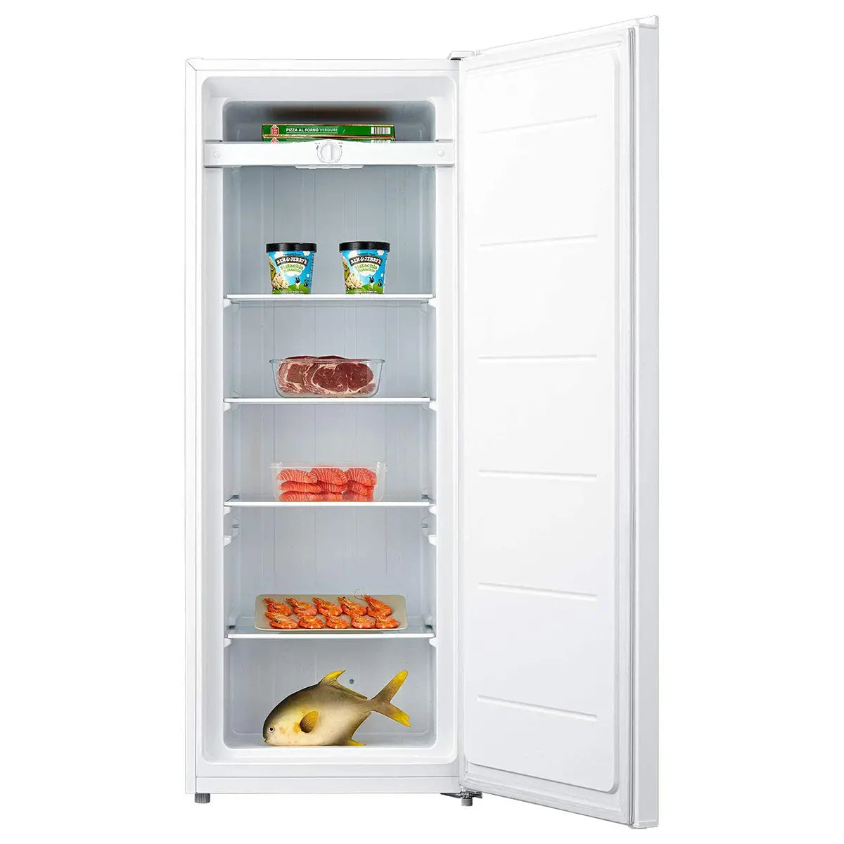 Midea - 7 cu. Ft Upright Freezer in White - MRU07M2AWW