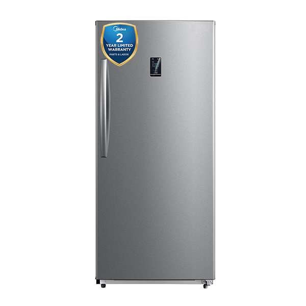 Midea - 13.8 cu. Ft Upright Freezer in Stainless - MRU14B3ASL